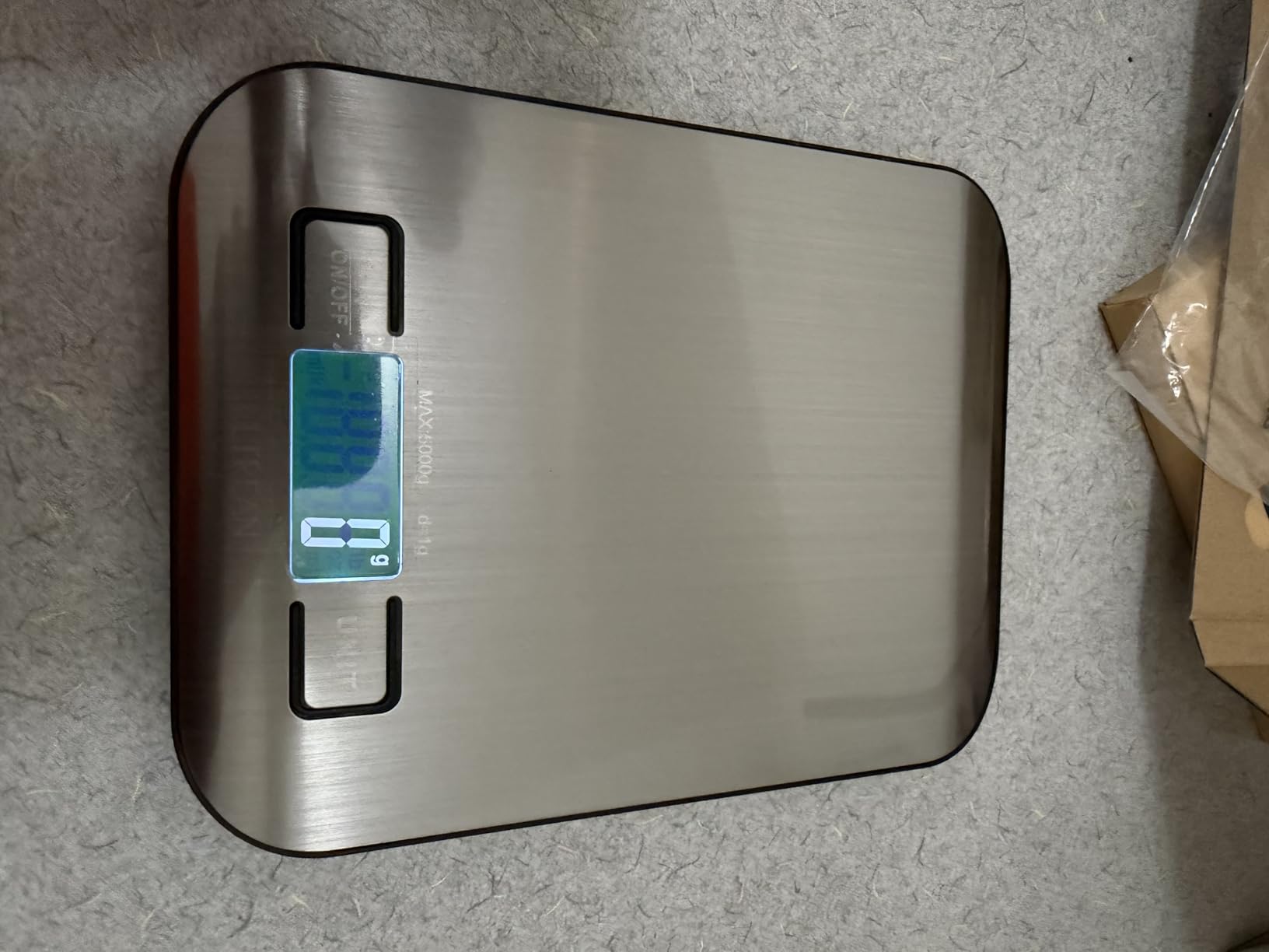 Ultrean Smart Food Kitchen Scale with Nutritional Calculator, Free APP for Calorie & Macro Tracking, AI Powered, Goal Progress, Digital Calorie Scale for Weight Loss, Stainless Steel, 22lb customer photo 1