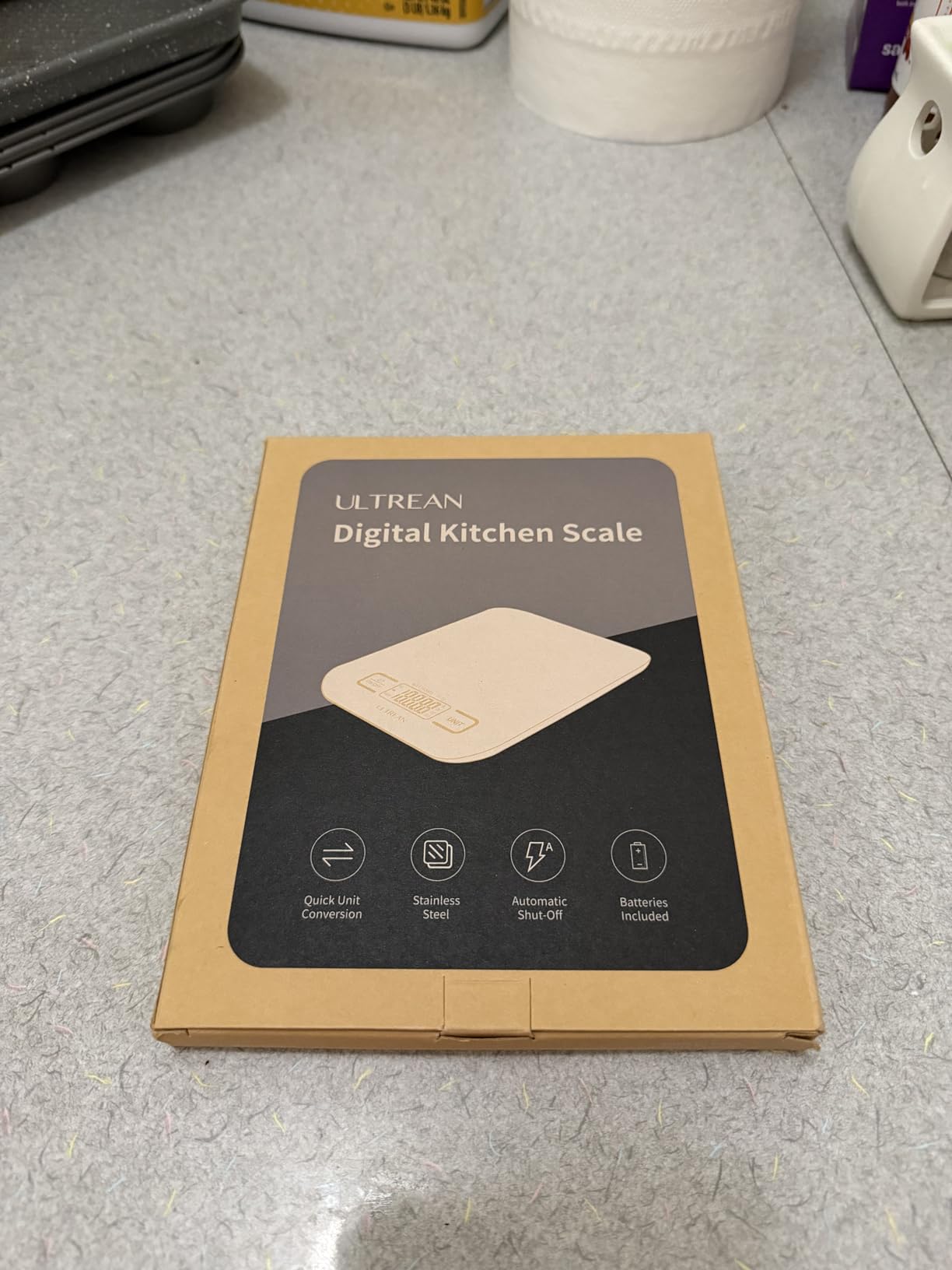 Ultrean Smart Food Kitchen Scale with Nutritional Calculator, Free APP for Calorie & Macro Tracking, AI Powered, Goal Progress, Digital Calorie Scale for Weight Loss, Stainless Steel, 22lb customer photo 2