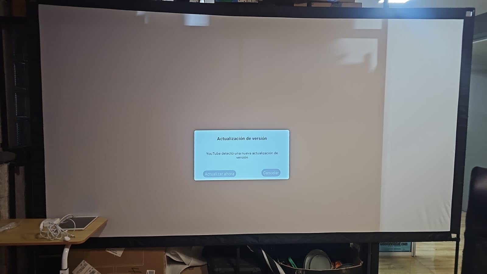 120inch Outdoor Projector Screen with Stand: 16:9 4K HD Portable Projector Screen Outdoor Indoor - Front/Rear Movie Screen with Carry Bag, Sandbag - Projection Screen for Backyard, Camping, Theater customer photo 2