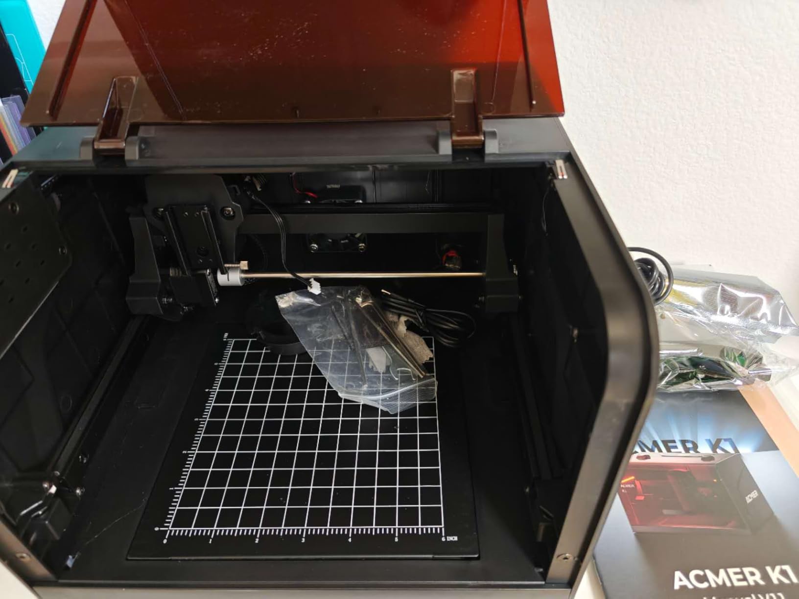 ACMER Laser Engraver Machine, K1 Desktop 12000mW Compact Laser Engraving Machine, 150x150mm Work Area, 0.08mm Fine Engraving Spot, Laser Cutter for Wood, Plywood, Acrylic, DIY Crafts & Small Business customer photo 1