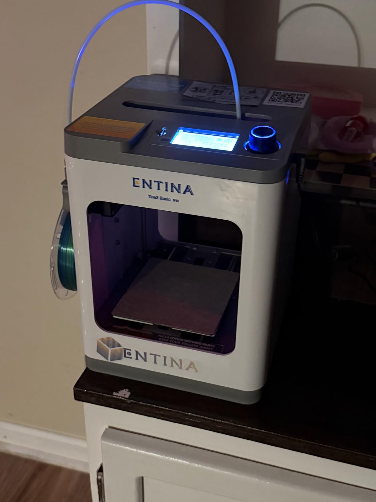 Entina Tina2 Plus Smart 3D Printers with 250MM/S Fast Printing, Fully Assembled, 3D Printer for Kids and Beginners with WiFi High Precision 3D Printing, Auto Leveling Mini 3D Printer with PEI Platform customer photo 2