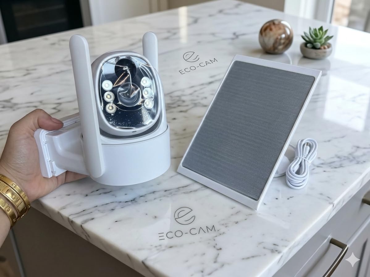 2K Security Camera System, 5GHz&2.4GHz WiFi Solar Wireless Cameras for Home Security, Wire-free Installation, AI Detection, Two-way Audio, Mobile alerts, SD/Cloud Storage, Color Night Vision, 4 Packs customer photo 2