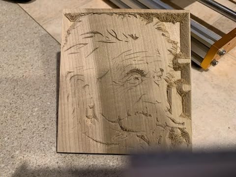 LUNYEE 3020 Nova CNC Router Machine, All-Metal XYZ Axis Linear Guides and Ball screw with 800W Trimmer Router, Suitable for Cutting Aluminum, Brass, Stainless steel, Wood, Acrylic, MDF, and Plastics customer photo 1