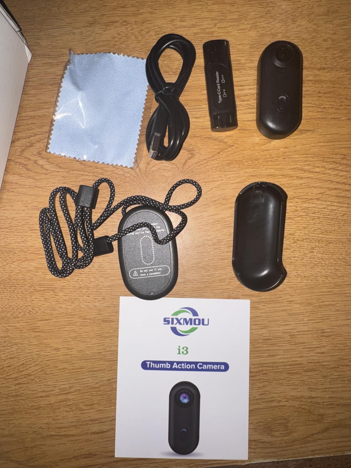 i3 4K Small POV Body Camera with Audio and Video Recording Accessories Kit Bundle, Thumb Size, Chest Wearable Mini Action Cam for Sports, Skiing, Vlogging, Motorcycle Helmet Camera(with 64G Card) customer photo 2