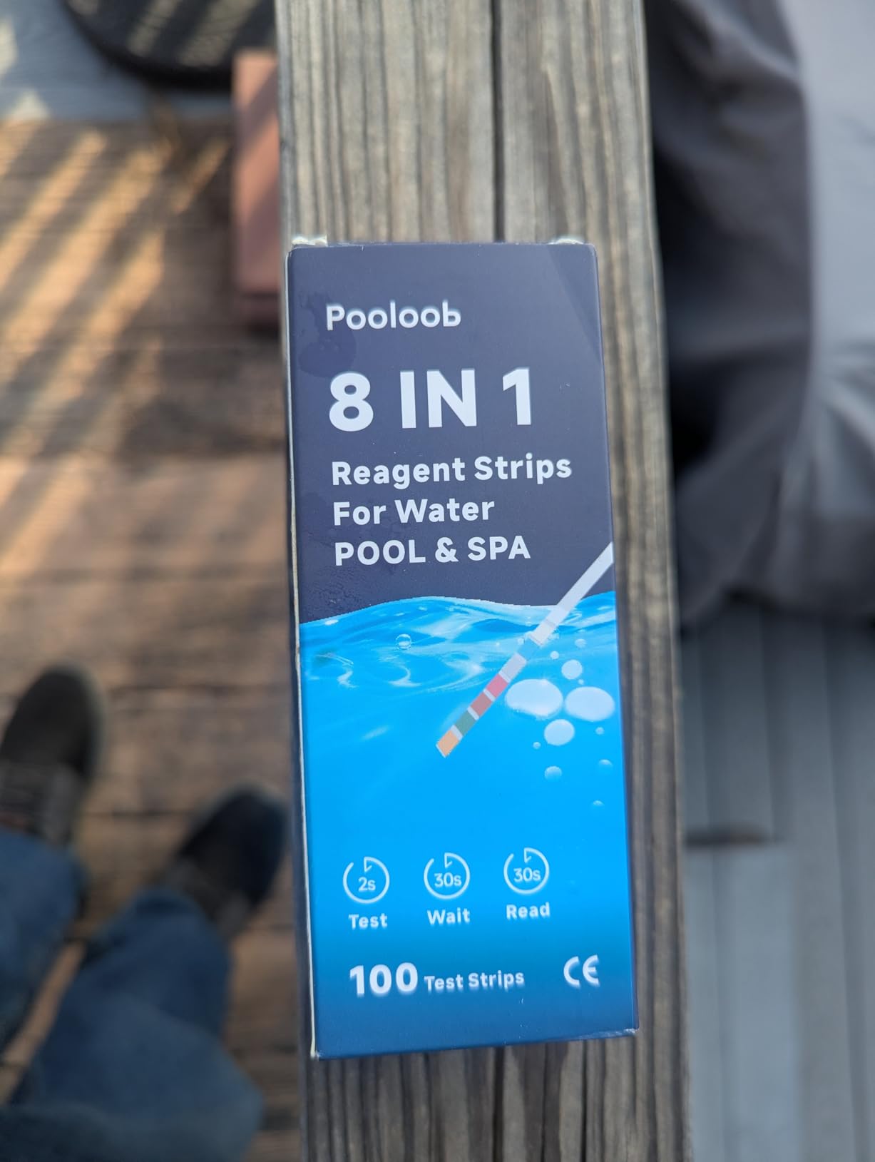 Pooloob 8-in-1 Pool and Spa Test Strips, 100 Count Water Testing Kit for Saltwater & Chlorine Pools customer photo 2