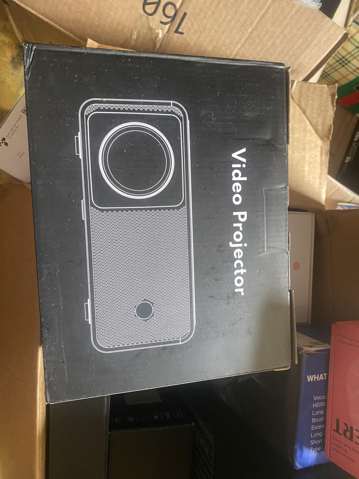 CiBest Mini Projector, Upgraded Full HD 1080P Support Video Projector, Portable Small Movie Projector, Compatible with iOS/Android/Windows/TV Stick/Box/USB/HDMI customer photo 1