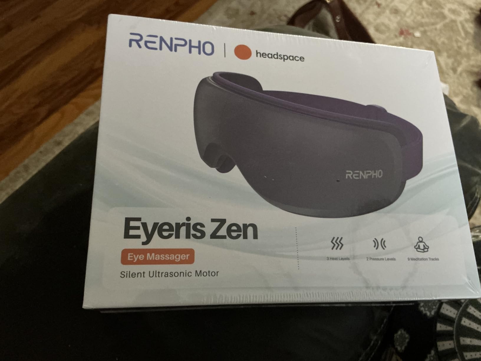 RENPHO & Headspace Eye Massager with Heat, FSA Eligible HSA, Ultra-Quiet Eye Massager with Meditation Music, Lightweight Migraine Relief Eye Mask Eyeris Zen customer photo 1