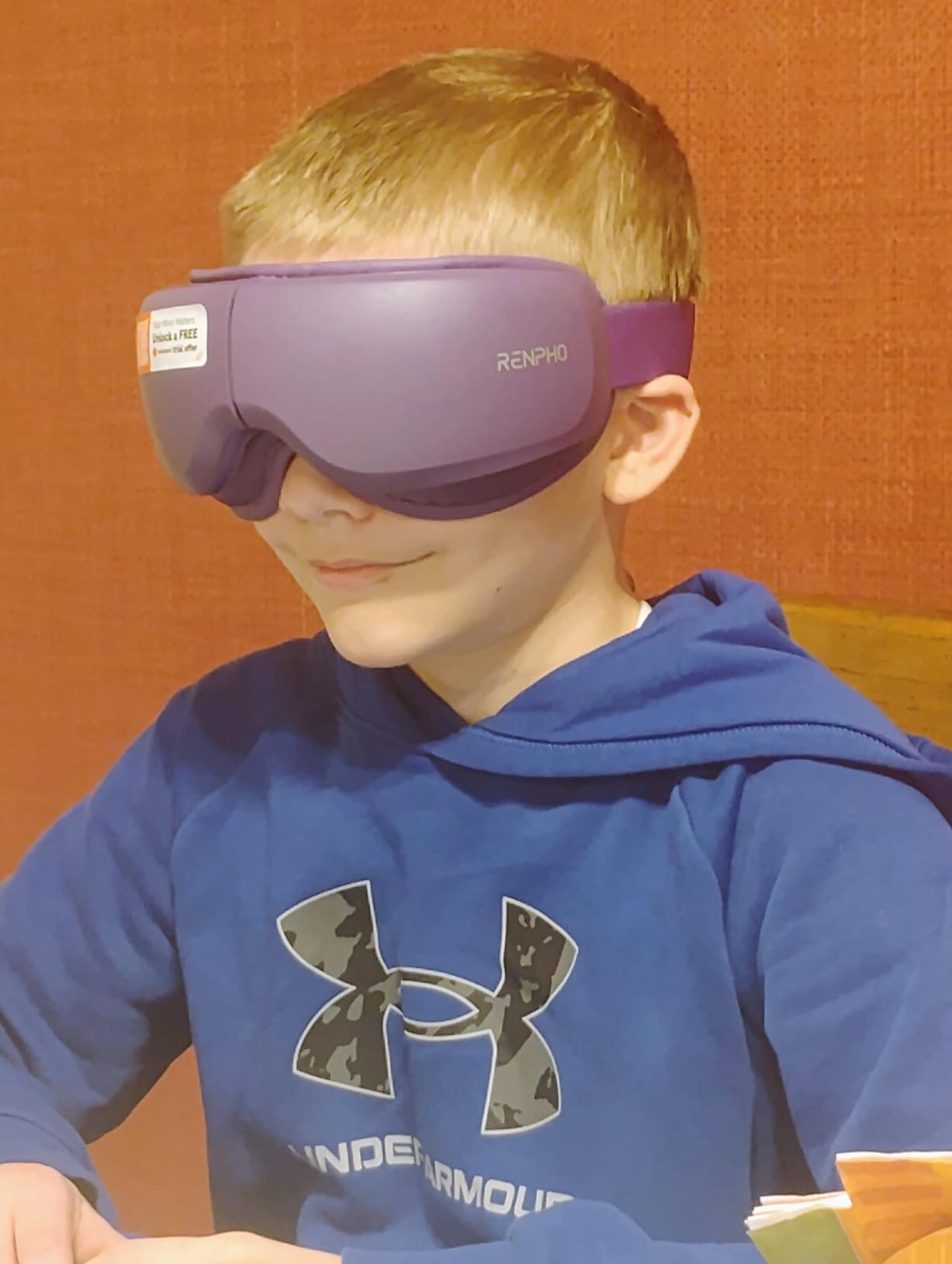 RENPHO & Headspace Eye Massager with Heat, FSA Eligible HSA, Ultra-Quiet Eye Massager with Meditation Music, Lightweight Migraine Relief Eye Mask Eyeris Zen customer photo 2