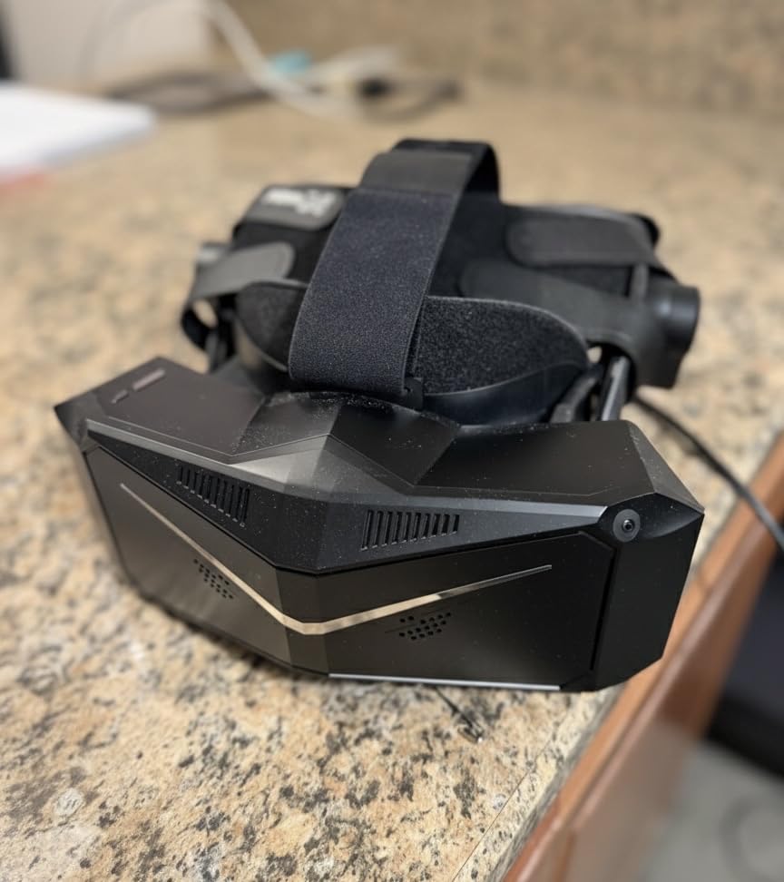 Pimax Crystal Light VR Headset for PC, 2880x2880 per Eye, 8K QLED Display with Local-Dimming, Inside-Out Tracking, PC VR Headset for Flight Sims, iRacing & Gaming (Full Payment Version) customer photo 1
