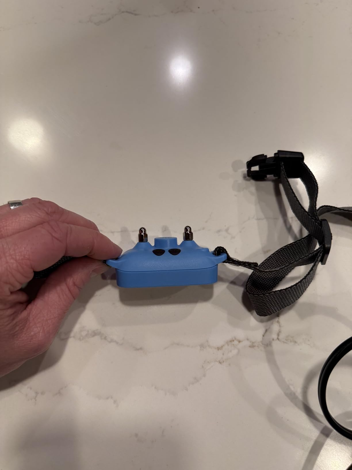 Ultrasonic Bark Collar for Large Medium Small Dogs, Humane No Bark Collar with Beep & Vibration, Smart Barking Collar with 7 Adjustable Sensitivity Levels, Rechargeable Bark Collar for Dogs, Waterproof customer photo 1