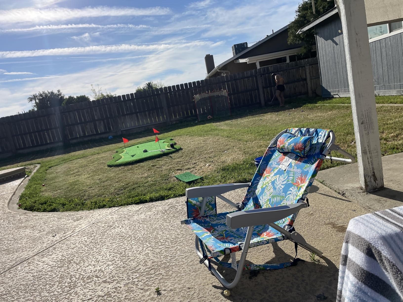 Bearwill Golf Putting Green,5ft x 10ft Golf Practice Putting Mat,Professional Large Golf Training Mat for Indoor Outdoor Garage Backyard customer photo 1