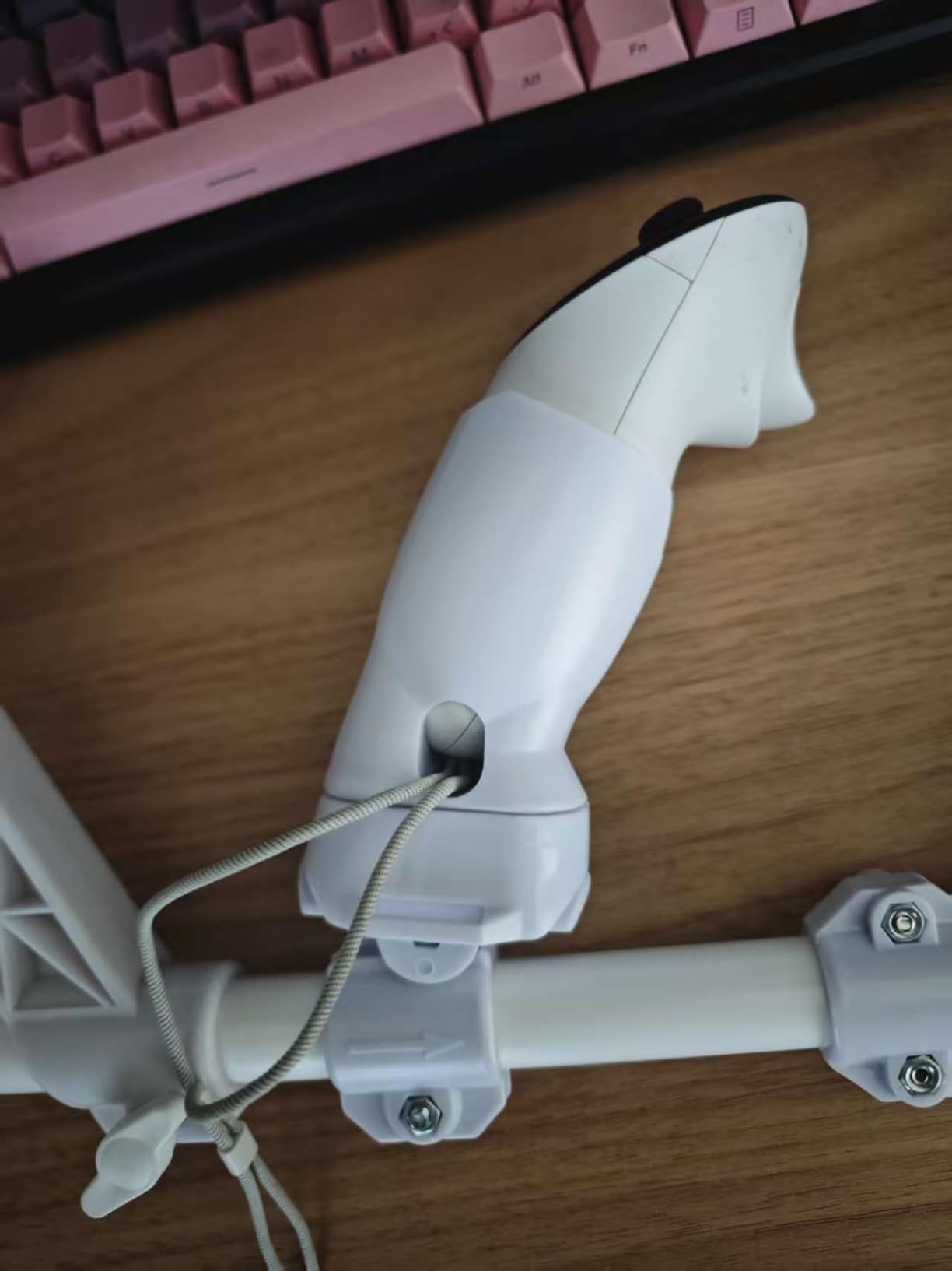 Moginno M3 VR Gun Stock Compatible with Meta/Oculus Quest 3/3S/2/Pro Controller Accessories, Magnetic Gunstock Rifle Adapter with Shoulder Strap, Enhance FPS Games Reality Control Feel, White customer photo 1