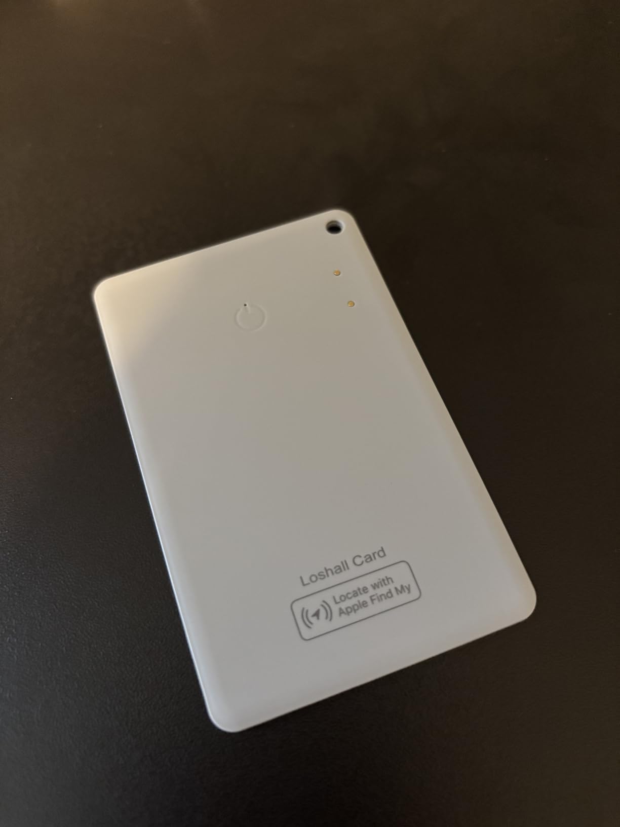 2 Pack Wallet Tracker Card [Apple MFi Certified] Air Tracker Tag (iOS only), IP68 0.06in Rechargeable Smart Card Work with Apple Find My, Keys Finder and Item Locator for Passport, Bags, Laptop, Black customer photo 1