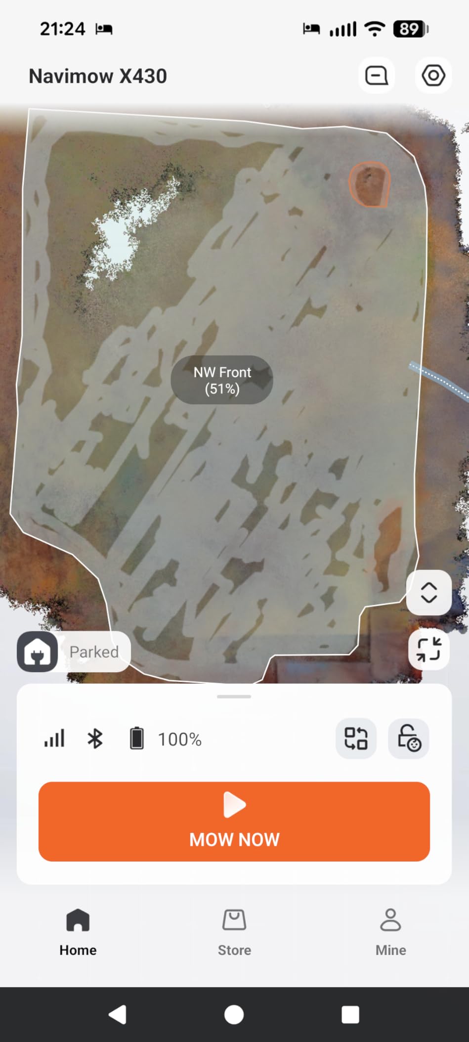 Segway Navimow X430 Robot Lawn Mower Wire Free, for up to 1 Acre, 4WD for 84% Slopes, Zero-Turn for Damage-Free Mowing, ORV-Tuned Lawnmower customer photo 1