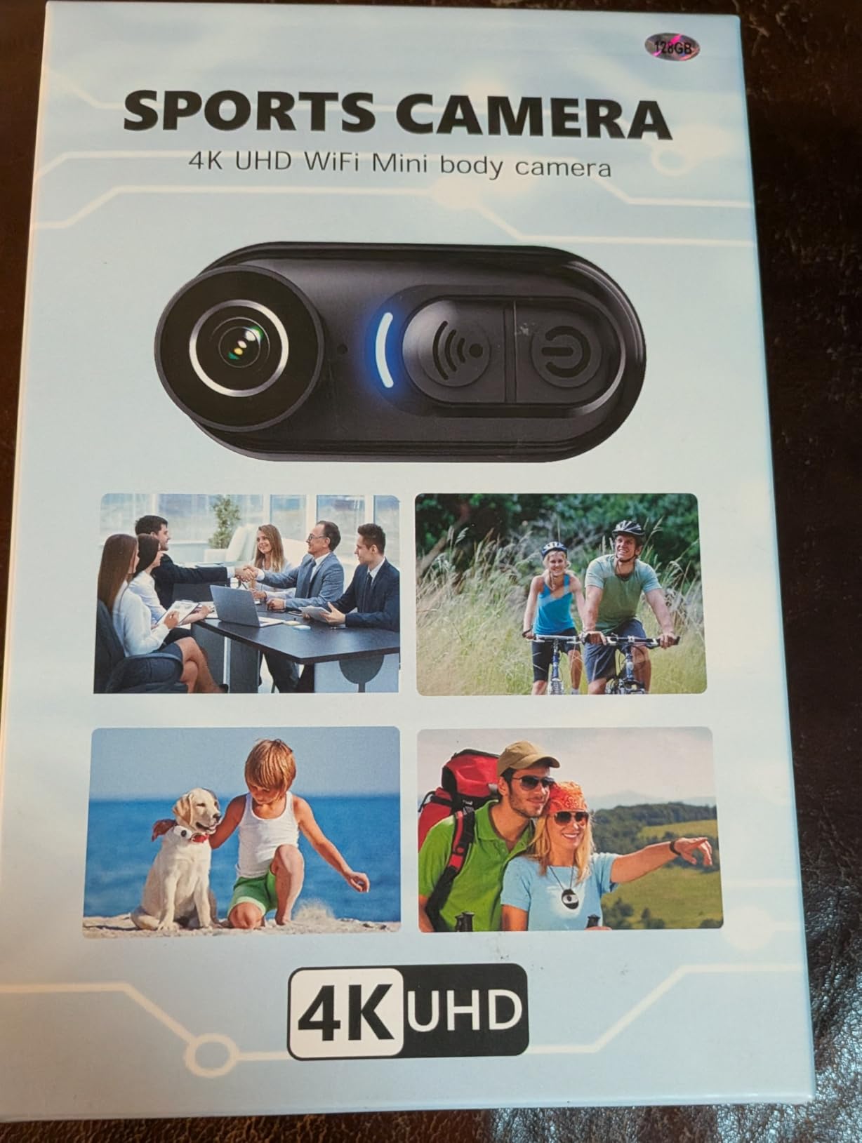 4K Mini Body Camera - Thumb Sports Action Cam 128GB with Audio, Wearable Hands-Free Chest Pov Recording, Helmet Mount & Magnetic Personal Clip On Camcorders - For Cap Shirt Outoor Cycling Skiing customer photo 1