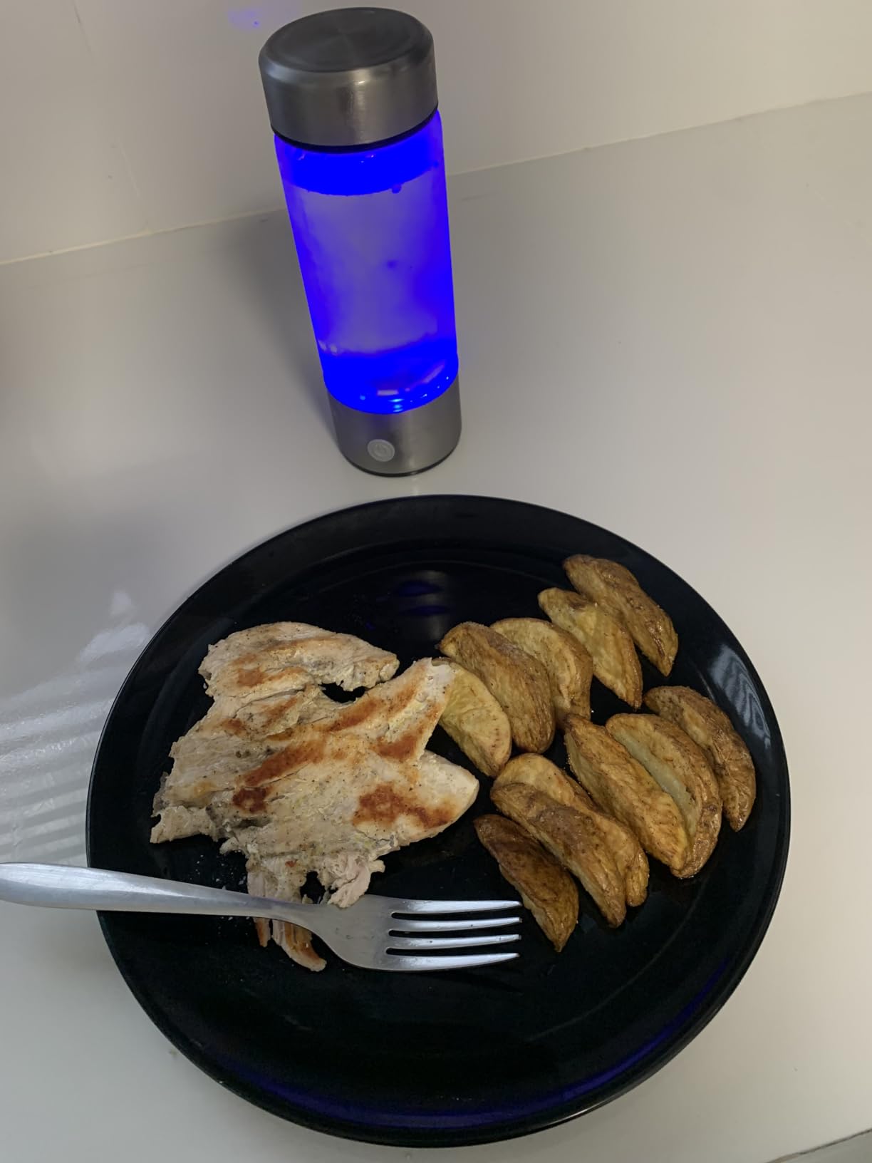 Hydrogen Water Bottle Generator - Portable Hydrogen Water Ionizer Machine SPE PEM Tech, Rechargeable Hydrogen Rich Water Glass Bottle for Home Gym Office and Travel customer photo 2