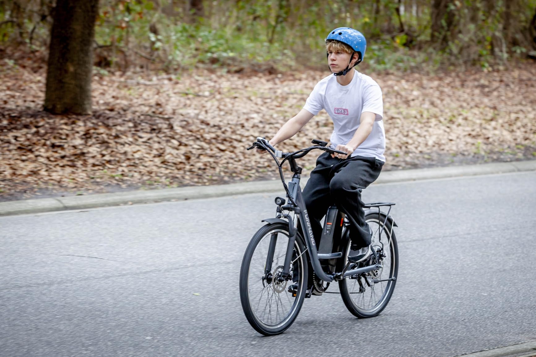 Electric Bike for Adults, Peak 1000W Ebike, 50Miles 21.7MPH UL 2849 Certified Commuter Bike, 26'' City Cruiser Bicycle with 48V Removable Battery, Rear Rack, Adjustable Stem, 7 Speed customer photo 1