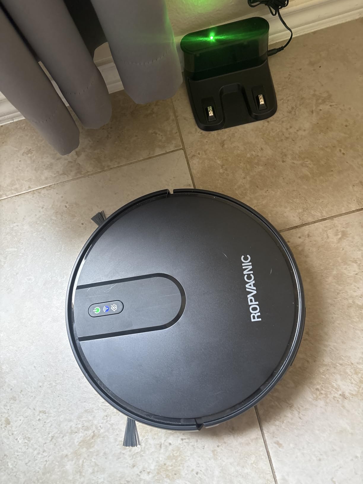 ROPVACNIC Robot Vacuum Cleaner Robot Vacuum and Mop Combo with 5200Pa Suction, Personalized Cleaning Adjustments, Self-Charging Robotic Vacuum Cleaner, Advanced Obstacle Avoidance customer photo 2