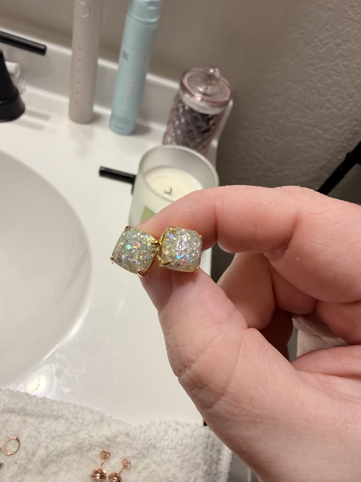 Ultrasonic Jewelry Cleaner Machine: 48KHz Ultra Sonic Cleaner for Jewelry,Eyeglass,Rings,Watch Band,Dentures,with Dual Cleaning Modes,350ML 304 Stainless Steel Tank,Gift for Wife,Mom,Daughter customer photo 2