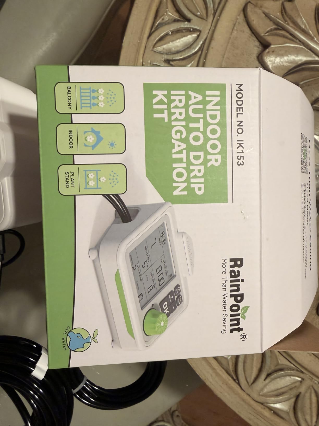 RAINPOINT Large Display Automatic Plant Waterer Indoor for Pot Plants, Cycle & Soak Mode Vacation Self Watering Drip Irrigation System Device Kit Office Patio Greenhouse Grow Tent Water 10-15 Plants customer photo 2