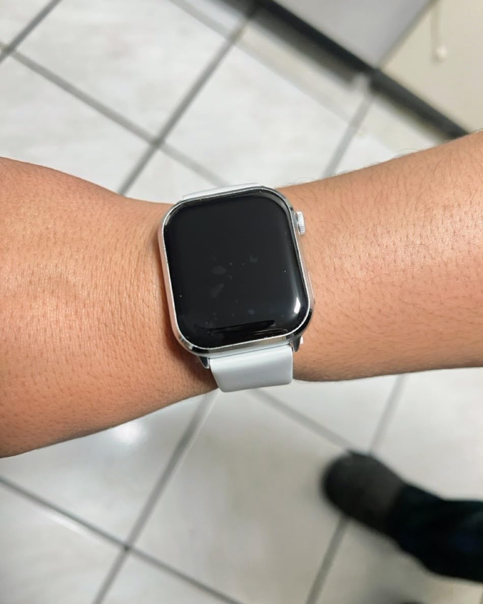 COCO BT2-X 2026 Smartwatch for Seniors, Men & Women, Enhanced Fall Detection, Emergency PERS, Heart Rate, Blood Oxygen, Medication Reminder, AI Voice Assistant, Bluetooth Calling (Silver) customer photo 2