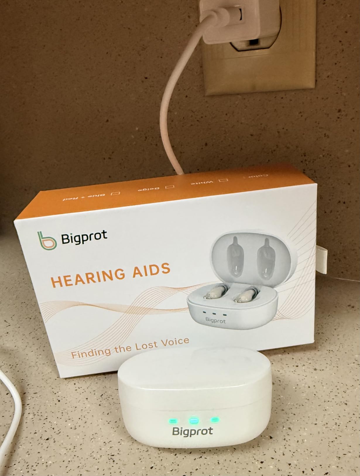 OTC Hearing Aids for Seniors, Nearly Invisible Rechargeable Hearing Aids, 100+ Hours of Charging Case Usage, Super-Mini Invisible Design, Comfort Fit in Ear Canal, AI Noise Cancellation and Clear Sound customer photo 2