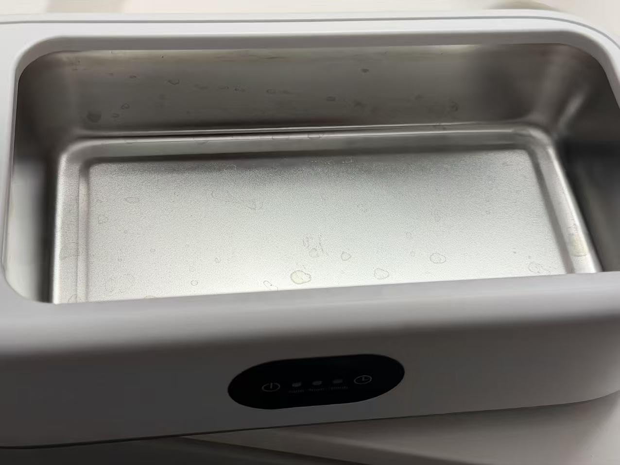 Ultrasonic Jewelry Cleaner, 50KHz Ultrasonic Cleaner Machine, Dual Modes & LED Display, 5 Cleaning Modes, 24W Sonic Cleaner for Jewelry, Eyeglasses, Watches, Rings, Watch Strap,Dentures(White) customer photo 2