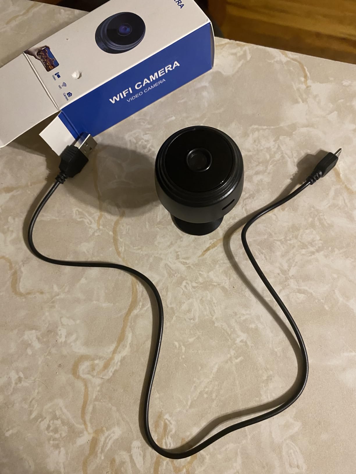 ELEFOCUS Hidden Camera,2K Mini Camera,Nanny Cam Hidden Camera,WiFi Spy Camera with Night Vision & Motion Detection,Wireless Indoor Security Camera for Pet/Baby/Nanny customer photo 1