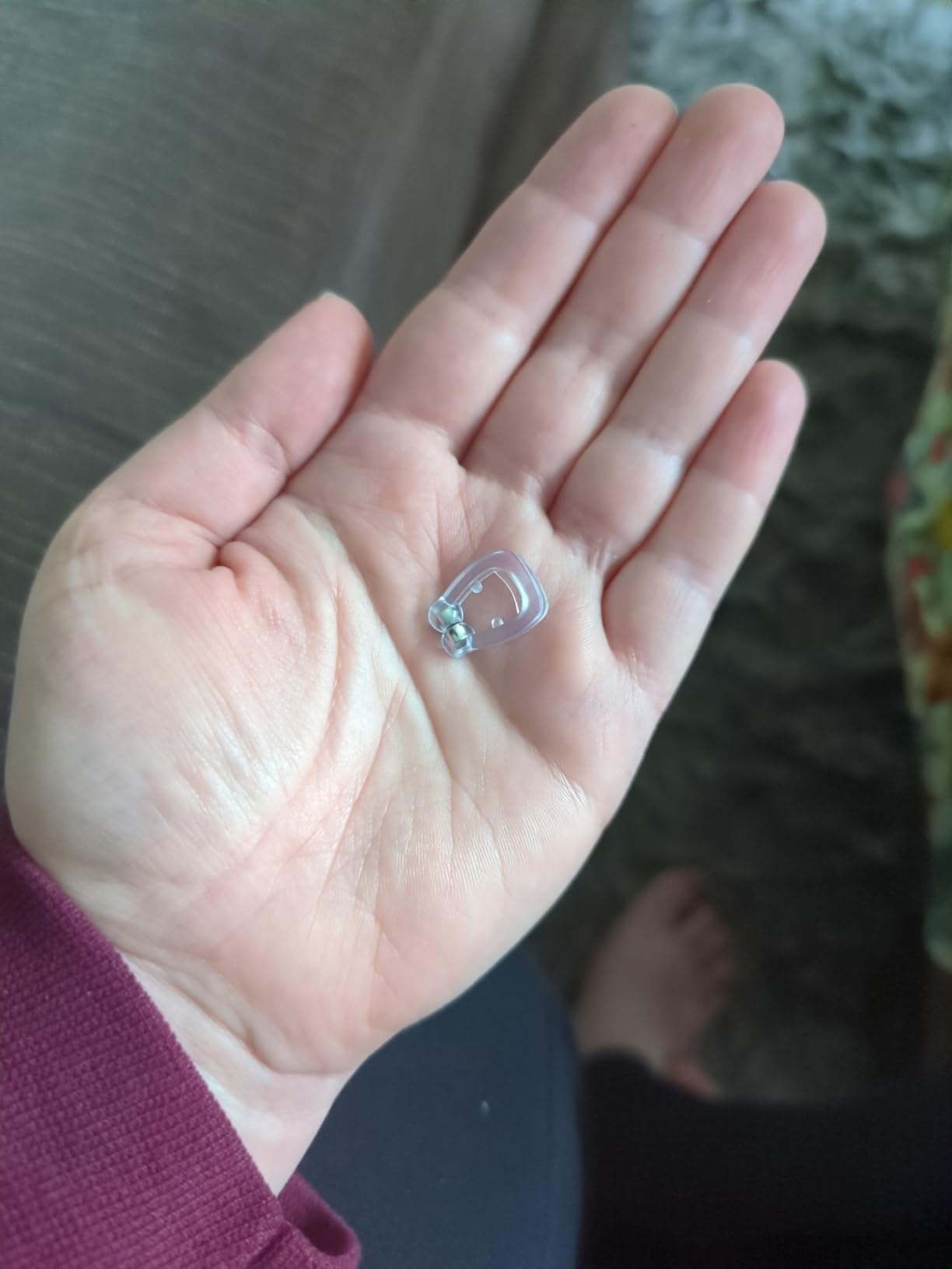 Anti Snoring Devices, Snore Stopper with Adjustable Magnet, Silicone Nose Clip Stop Snoring, Effective to Relieve Snoring, Snoring Solution for Comfortable and Quieter Sleep, White,M customer photo 1