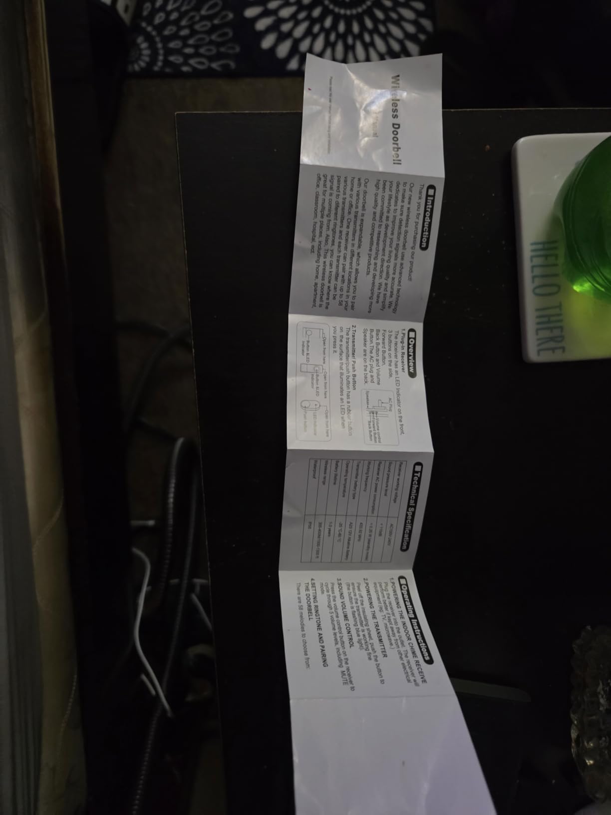 Wireless Driveway Alarm - Motion Sensor Door Chime Motion Detector 58 Melodies & 500FT Range, Business Entry Alert, Elderly Care Monitor customer photo 2