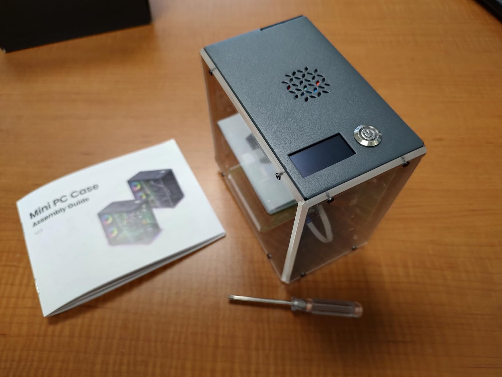 PiTower Aluminum Case for Raspberry Pi 5, Mini Tower Enclosure with 1.3