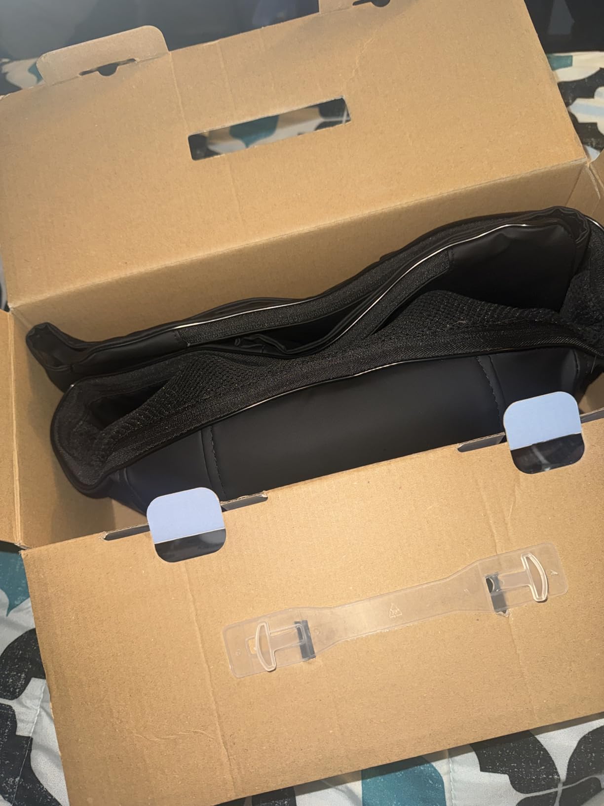 AMZPONY Cordless Neck Massager for Pain Relief Deep Tissue, Rechargeable Shiatsu Neck and Back Massager with Heat Kneading Shoulder Massage for Body Muscle Pain Relief, Gifts for Dad Mom Friends customer photo 2