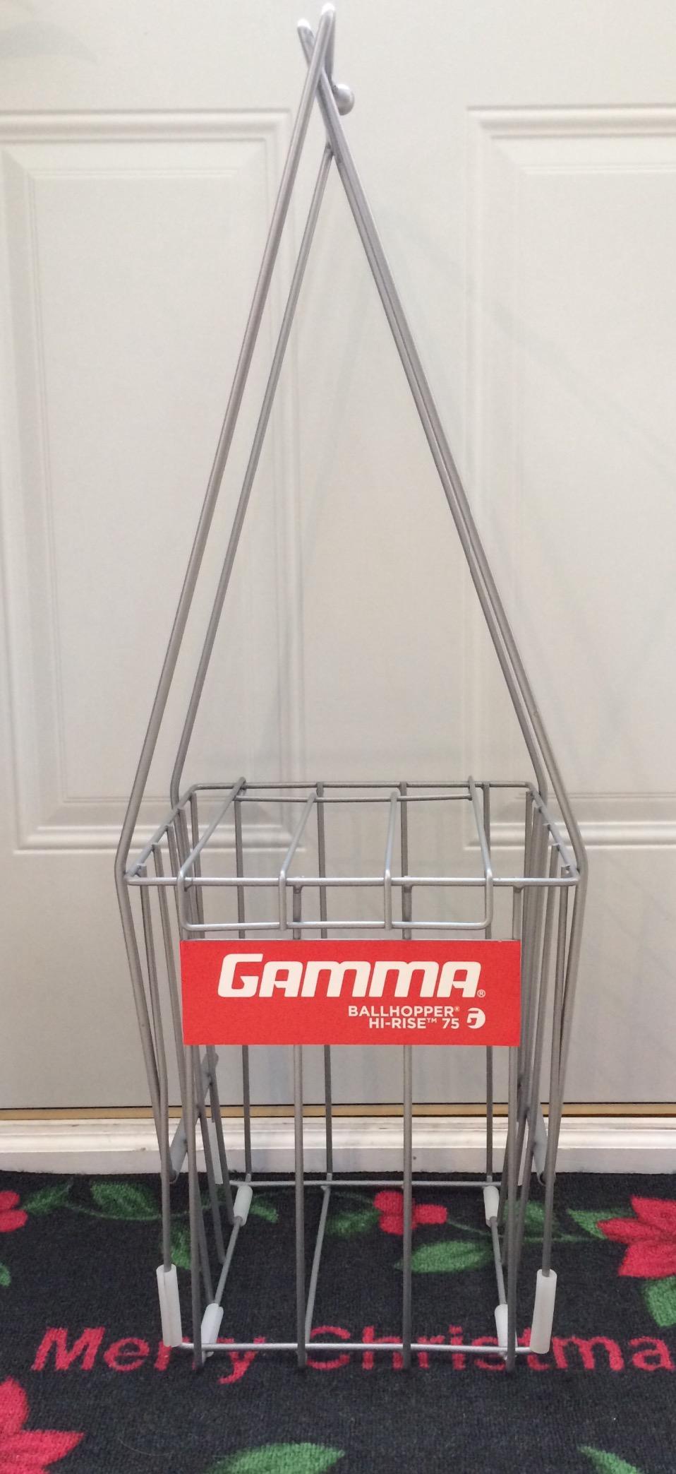 Gamma Ball Hopper Hi-Rise 75 - Heavy Duty Tennis Ball Basket with Handle for Easy Pickup & Storage - Holds 75 Tennis Balls, Durable Steel Construction, Weather-Resistant Coating (Multiple Colors) customer photo 2