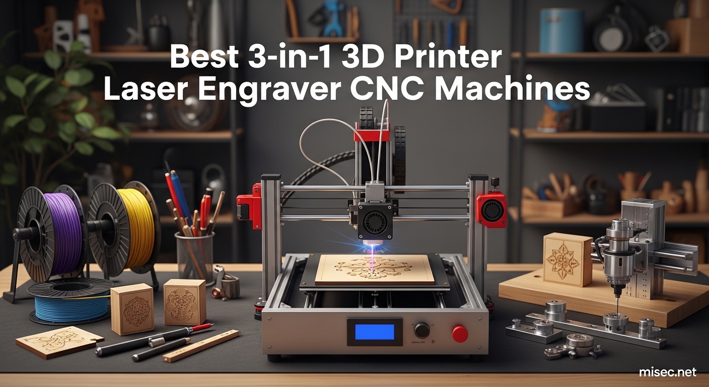 Best 3-in-1 3D Printer Laser Engraver CNC Machines