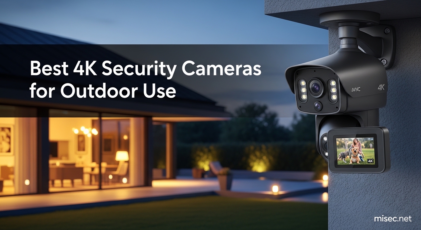 Best 4K Security Cameras for Outdoor Use