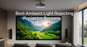 Best Ambient Light Rejecting Projector Screens