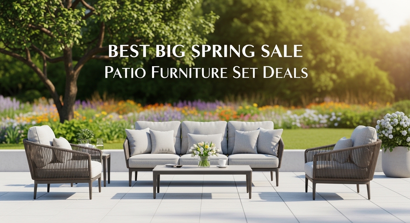 Best Big Spring Sale Patio Furniture Set Deals