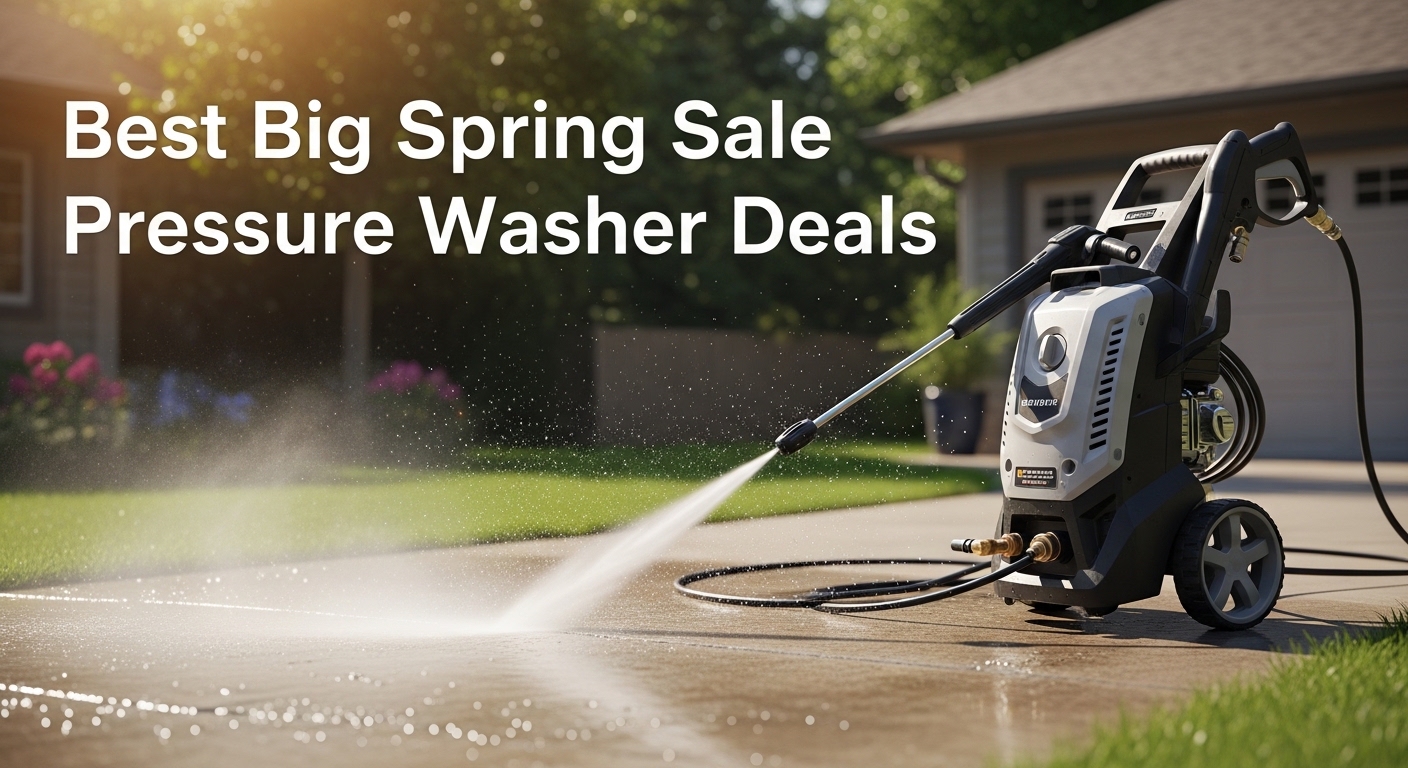 Best Big Spring Sale Pressure Washer Deals
