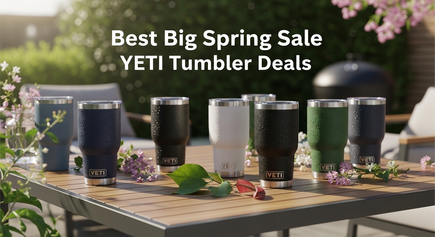 Best Big Spring Sale YETI Tumbler Deals