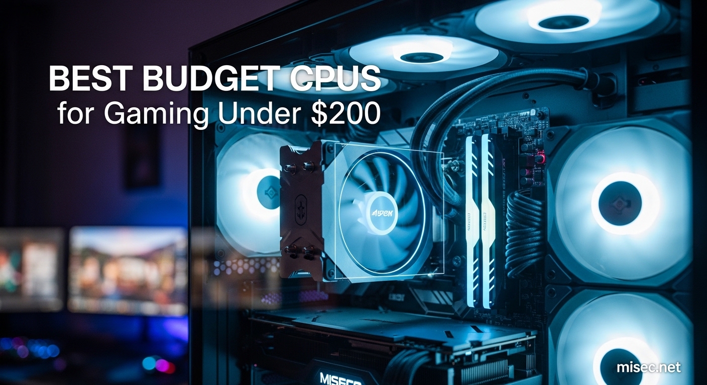 Best Budget CPUs for Gaming Under $200