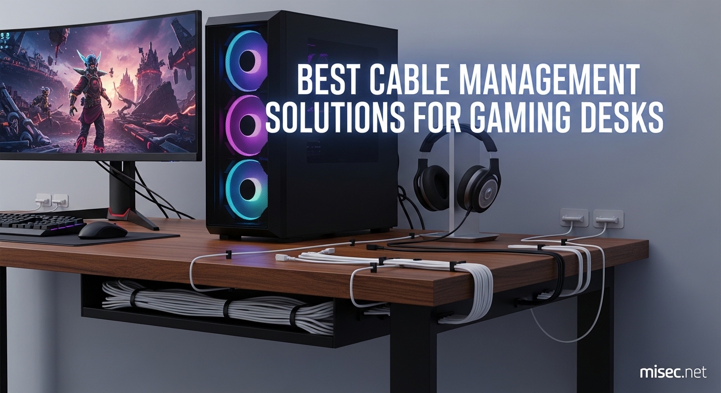 Best Cable Management Solutions for Gaming Desks