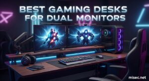 Best Gaming Desks for Dual Monitors