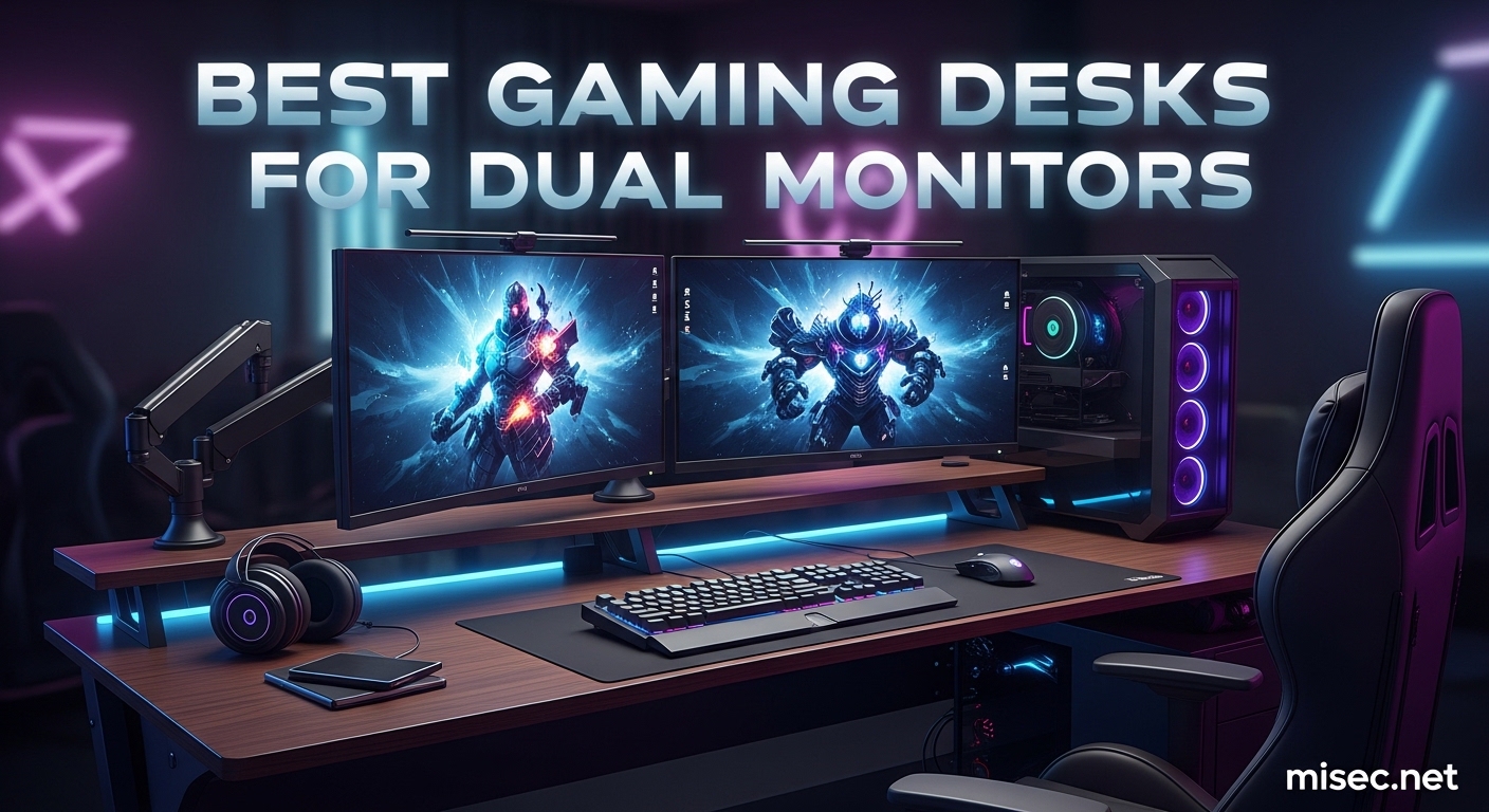 Best Gaming Desks for Dual Monitors