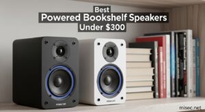 Best Powered Bookshelf Speakers Under $300