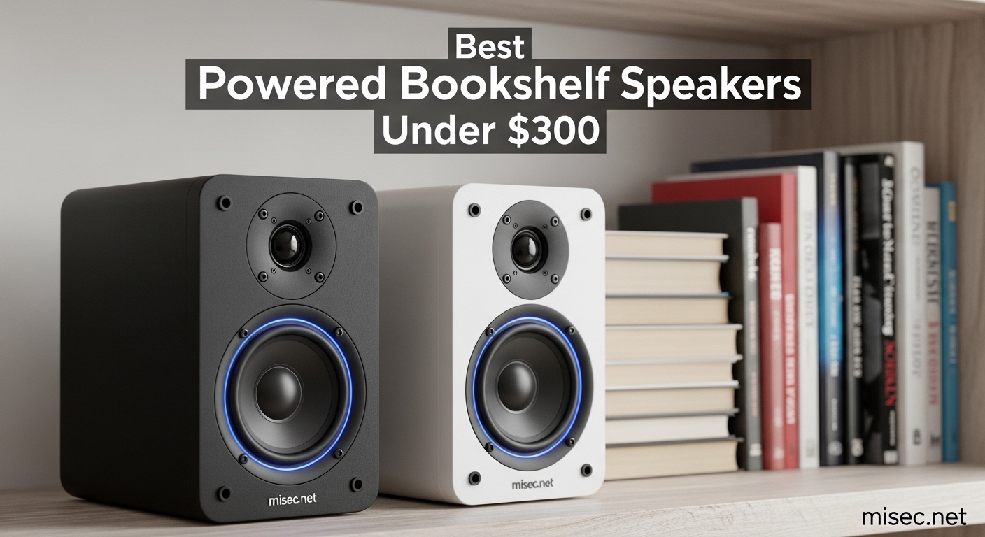 Best Powered Bookshelf Speakers Under $300