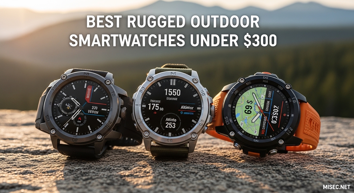 Best Rugged Outdoor Smartwatches Under $300