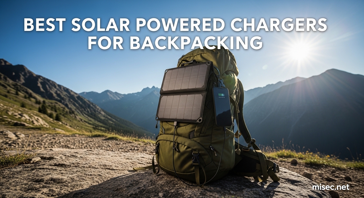 Best Solar Powered Chargers for Backpacking