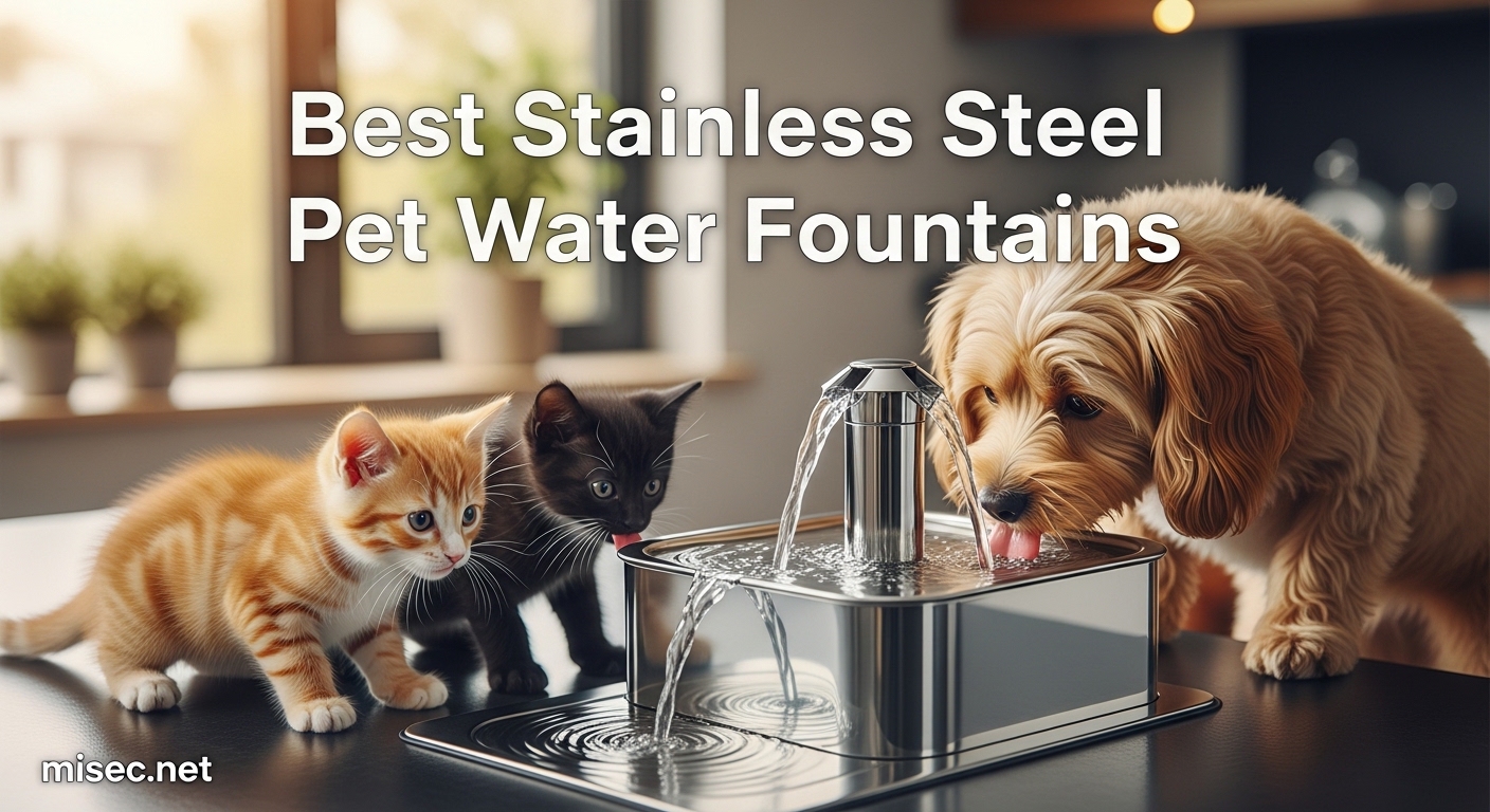 Best Stainless Steel Pet Water Fountains