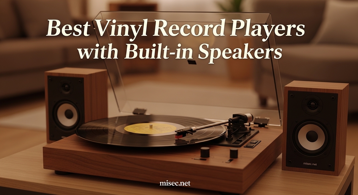 Best Vinyl Record Players with Built-in Speakers