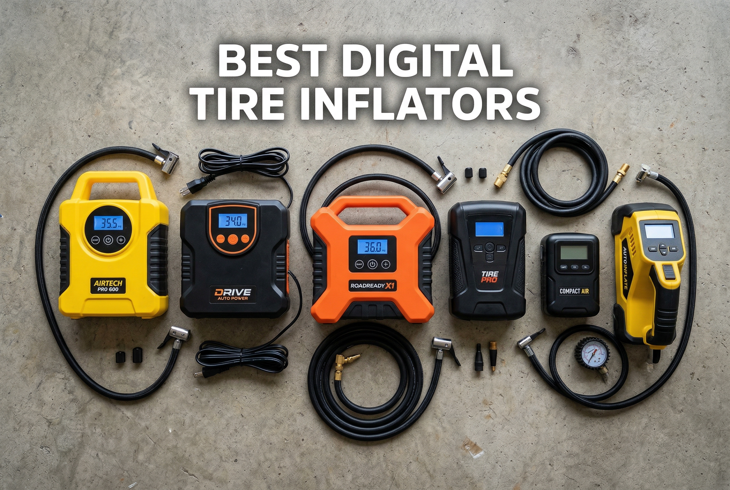 Best digital tire inflators